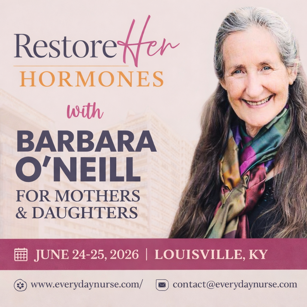 RestoreHER Hormones with Barbara O'Neill — June 24-25, 2026, Louisville KY — For Mothers & Daughters